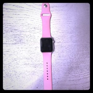 Pink Apple Watch band