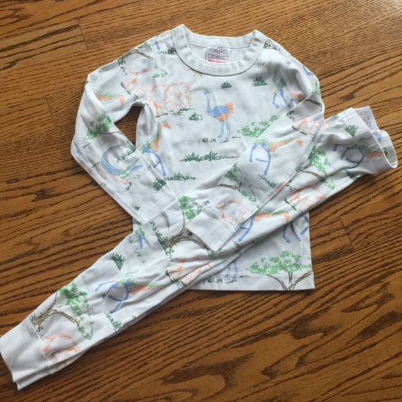 Hanna Andersson long john pajamas. Size 110 or 5.