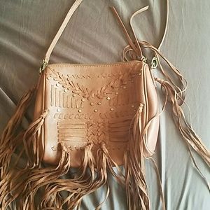 Boho leather bag
