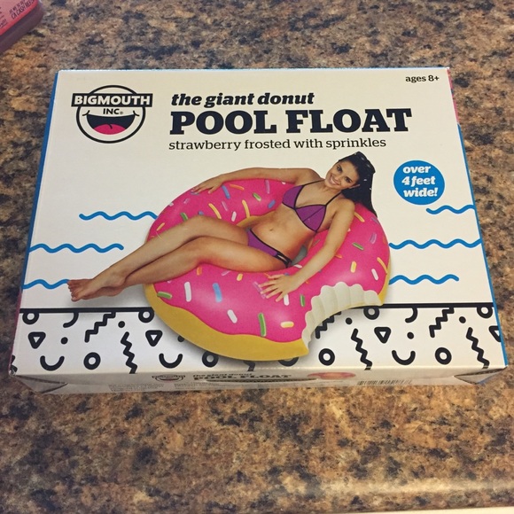 Giant Donut Pool Float