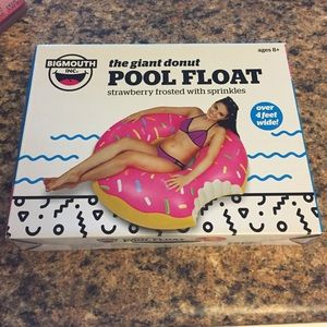 Giant Donut Pool Float