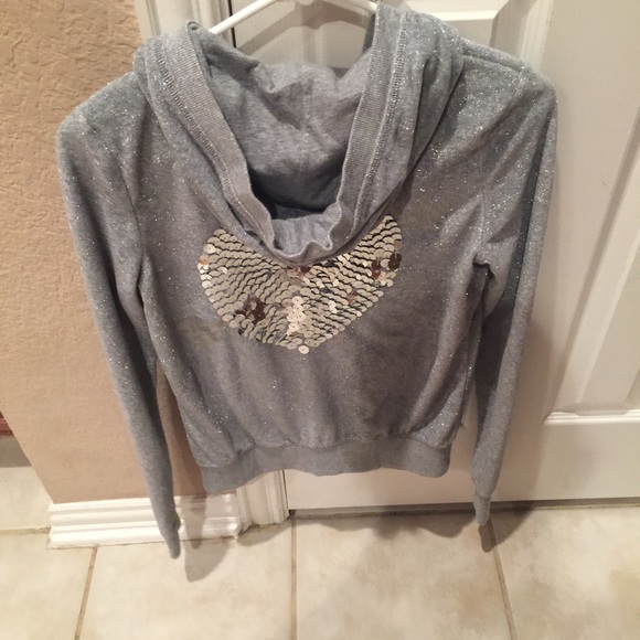 TRADED Victoria's Secret glittery hoodie