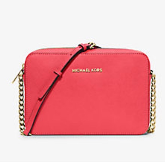 Michael Kors Jet Set Saffiano leather crossbody