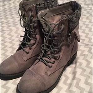 Just fab grey booties