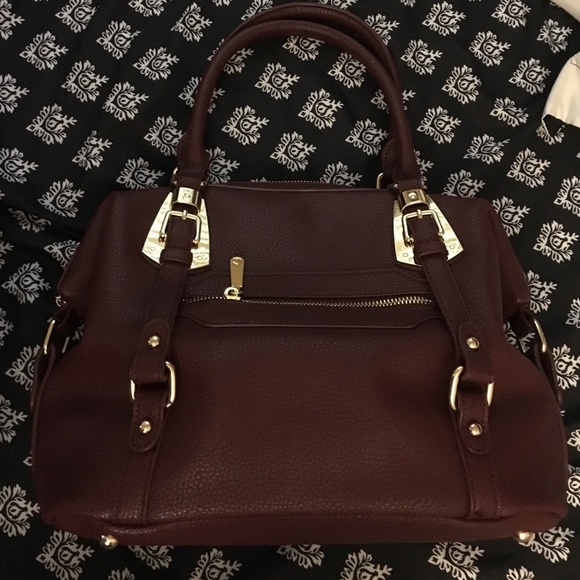 Burgundy Charming Charlie's Purse