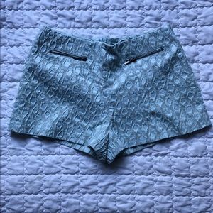 Mint green shorts