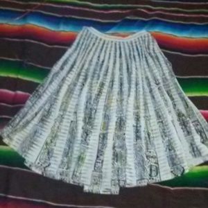 Vintages Mexican tribal print skirt