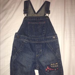 Boys Blue jean denim truck overalls