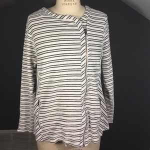 Lucky Striped Terry Moto Jacket