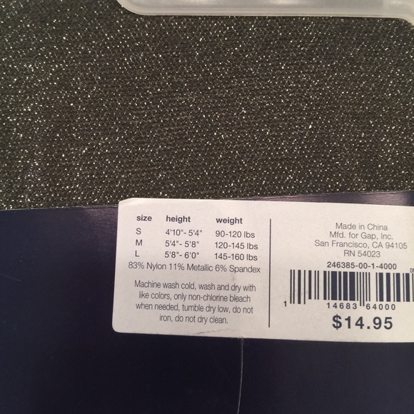 Gap sparkly tights - Picture 3 of 3