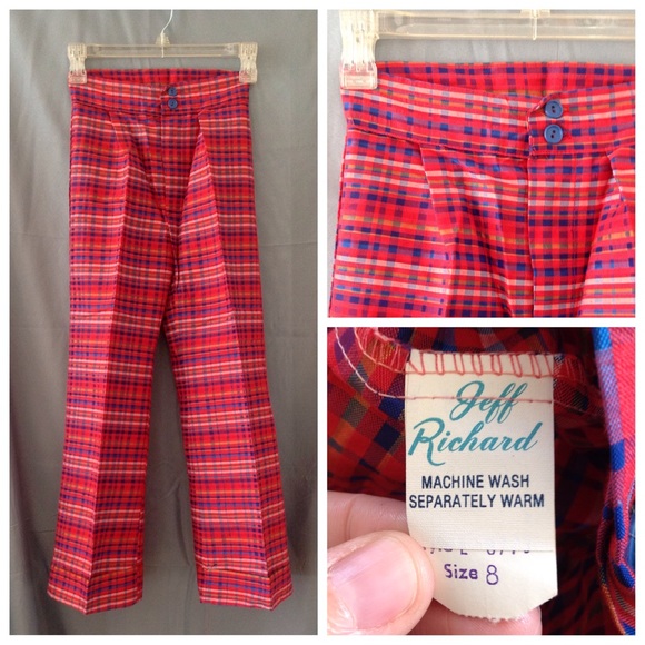 Fun vintage 1970s children's colorful pants NWOT