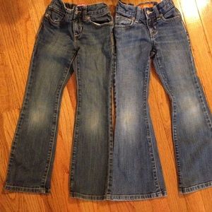 2 pair Old Navy girls jeans
