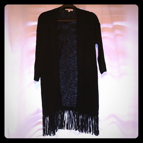 Fringe cardigan