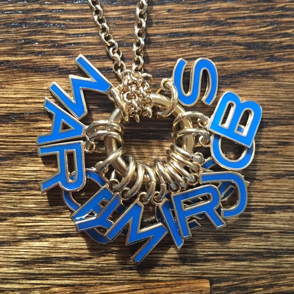 Marc by Marc Jacobs Fan Cluster Logo  Necklace - Picture 2 of 5