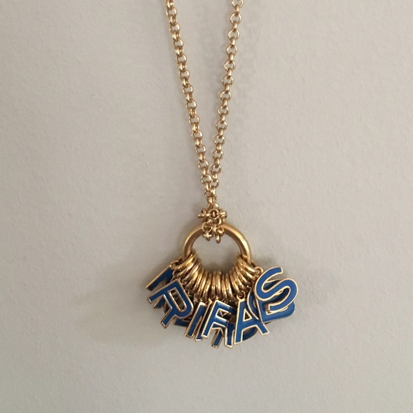 Marc by Marc Jacobs Fan Cluster Logo  Necklace - Picture 4 of 5