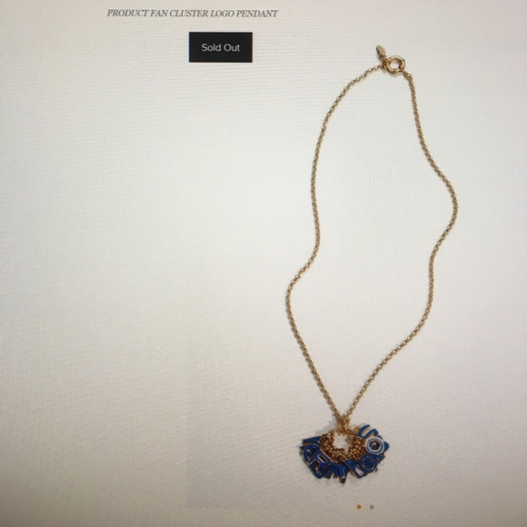 Marc by Marc Jacobs Fan Cluster Logo  Necklace - Picture 3 of 5