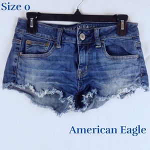 American Eagle Cut Off Jean Shorts