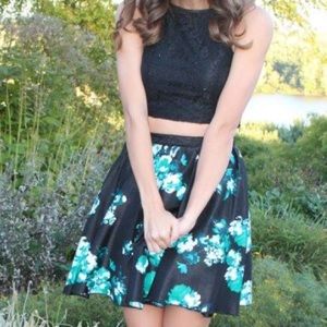 2 piece homecoming dress.