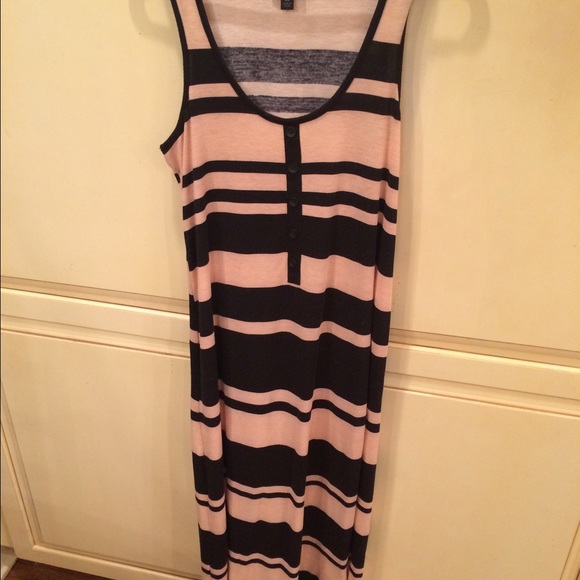 Striped maxi dress
