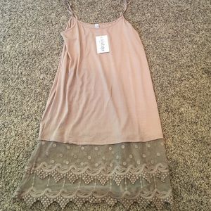 Nude dress extender