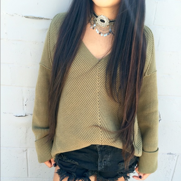 La Brea v-neck sweater