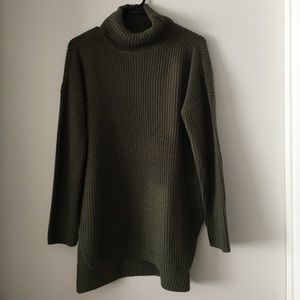 Olive Green Chunky sweater