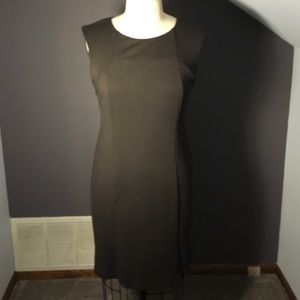 *Final Price* Brown Fitted Dress w/ Slimming Slip