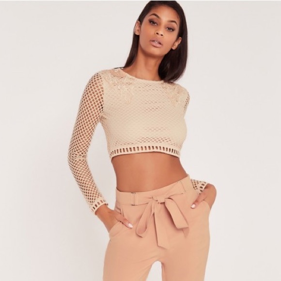 Carli bybel x missguided crop top