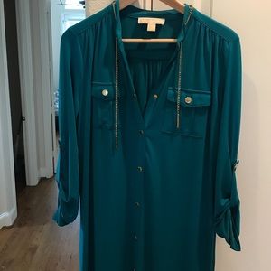 Teal Michael kors dress