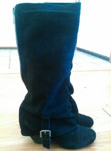 Naughty Monkey Jump Start Suede Leather Boots