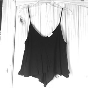 Like new High low crop spaghetti strap tank