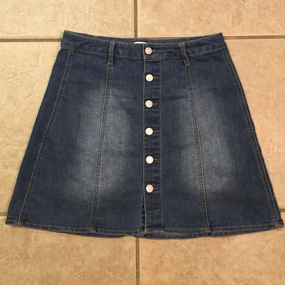 Target blue jean skirt, size 8