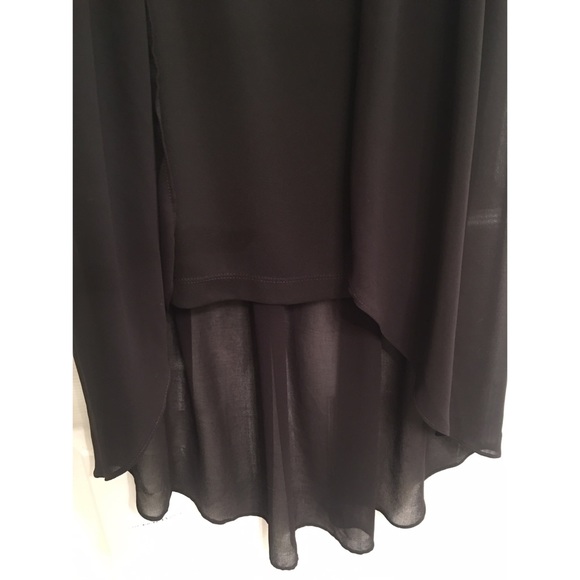 Forever 21 Black High-Low Dress Size L - Picture 3 of 4