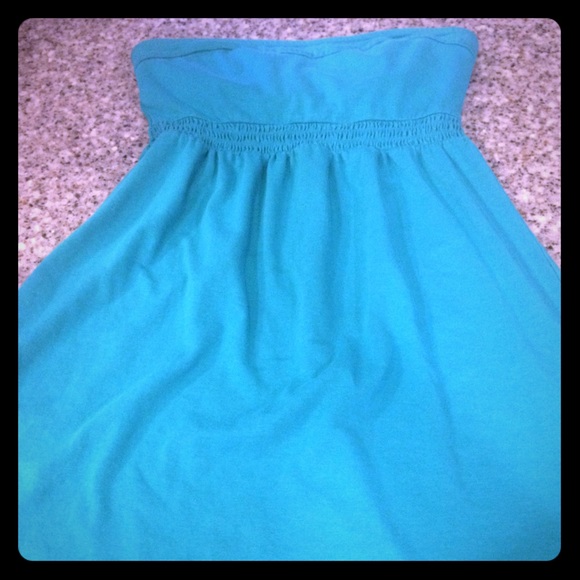 VS teal mini-dress