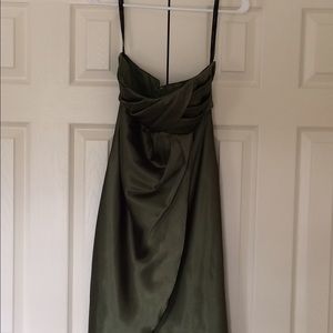 Moss green Alfred Angelo formal dress