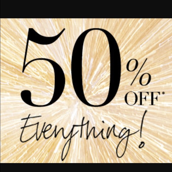 50% off EVERYTHING IN CLOSET