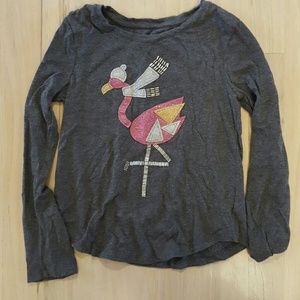 Girls flamingo shirt