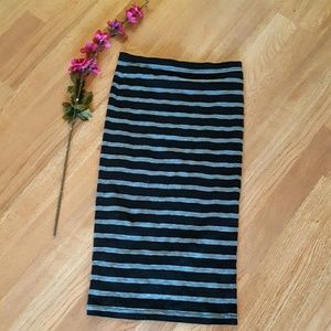 Express Black and Grey Pencil Skirt Express Black and Grey Pencil Skirt