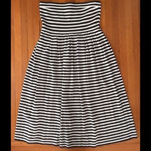 Banana Republic strapless cotton dress