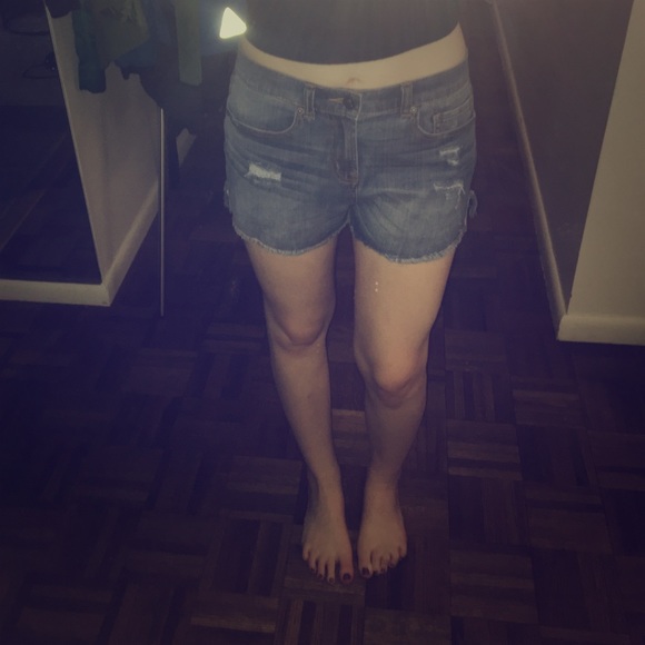 High Waisted Jean Shorts