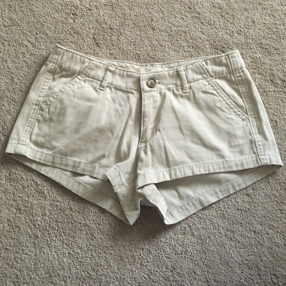 Tan Cargo Hollister Shorts