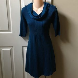 Cowl neck Sweater Dress