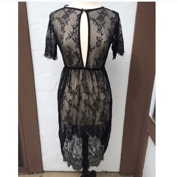 New Beautiful Lace Sheer Dress - Picture 2 of 3