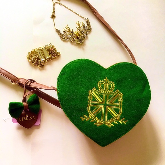 Green Heart Shaped Purse