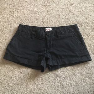 Black Cargo Shorts