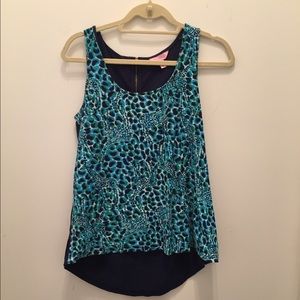 Lilly Pulitzer giraffe print tank top
