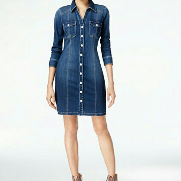 Inc Denim Dress