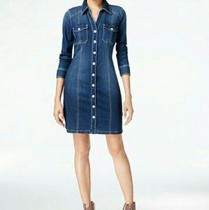 Inc Denim Dress