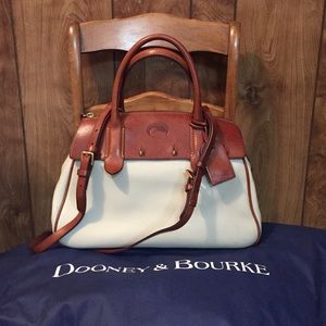 DOONEY AND BURKE LEATHER SATCHEL