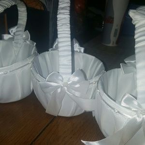 3 flower girl baskets
